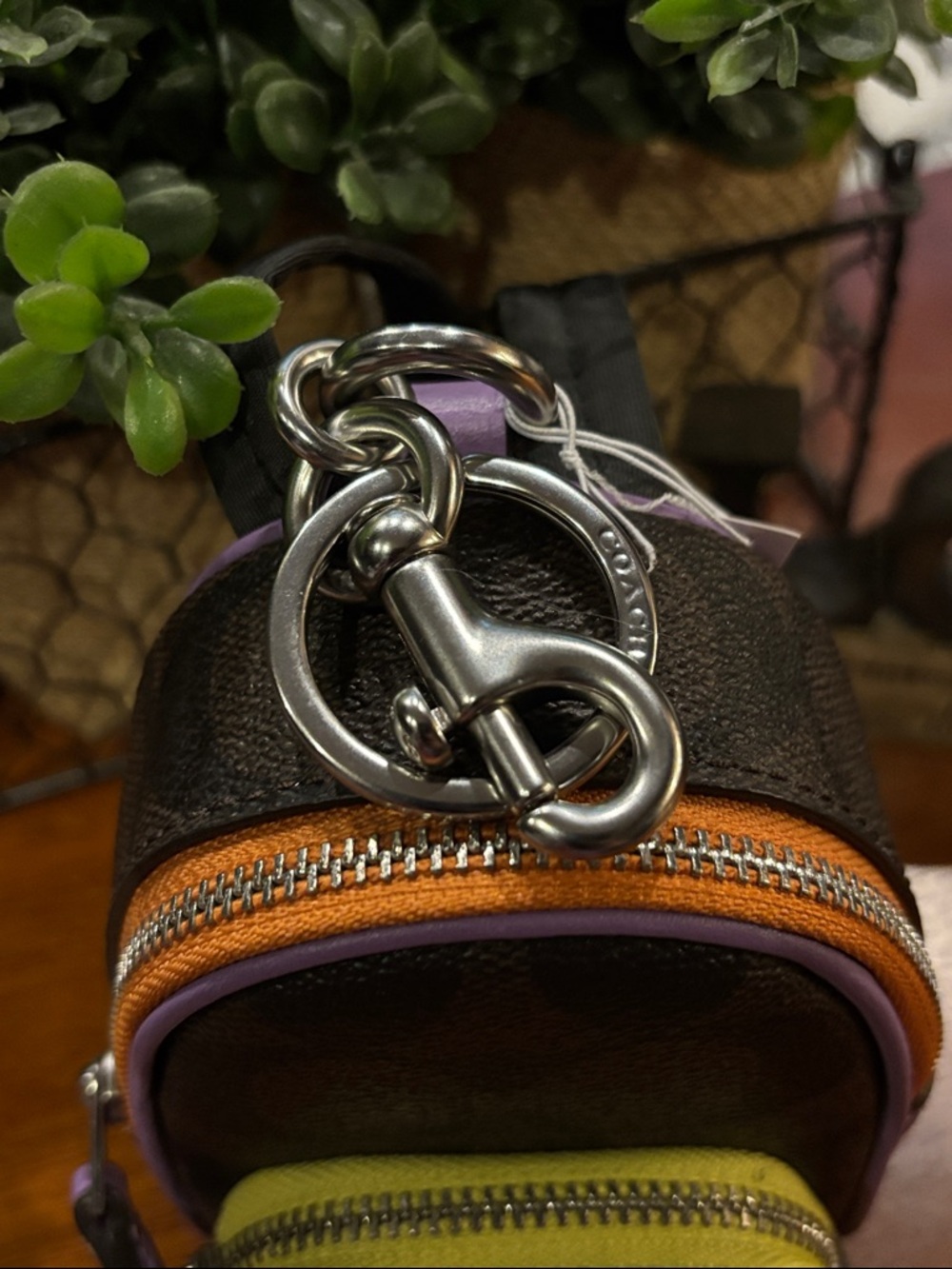 Coach Mini Court Backpack Bag Charm NWT - Picture 2 of 8